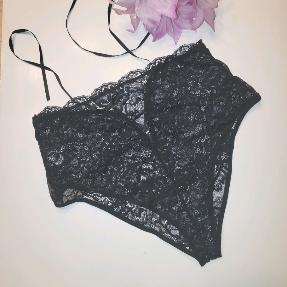 🦩Back Lace Up Panty  XL NWOT